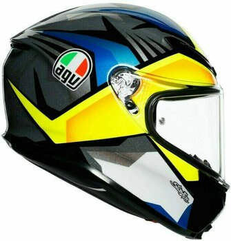 Helmet AGV K-6 Joan Black/Blue/Yellow L Helmet - 2