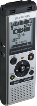 Portable Digital Recorder Olympus WS-852 w/ ME52 Silver - 3