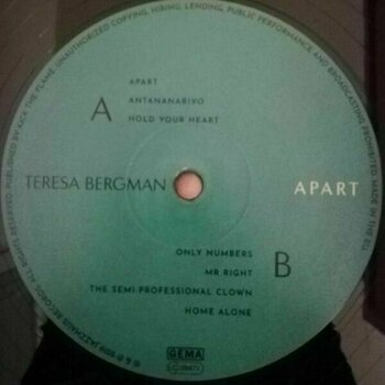 Vinylplade Teresa Bergman - Apart (180g) (2 LP) - 3