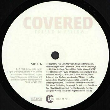 Vinyl Record Friend 'N Fellow - Covered (180g) (LP) - 3