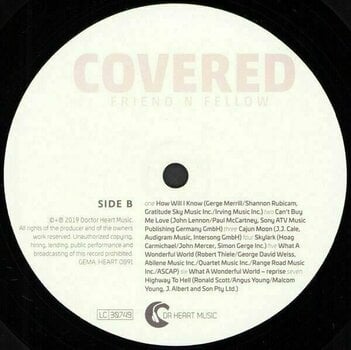 Schallplatte Friend 'N Fellow - Covered (180g) (LP) - 4