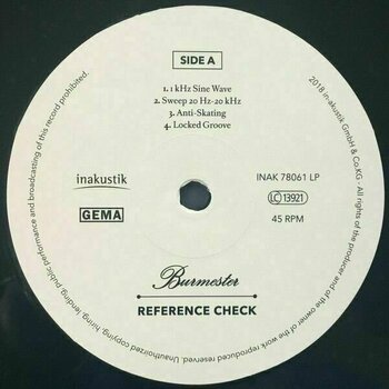 Vinyl Record Various Artists - Burmester Reference Check (LP) - 3