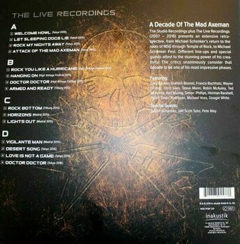 LP deska Michael Schenker - A Decade Of The Mad Axeman (The Live Recordings) (2 LP) - 2