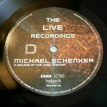 Hanglemez Michael Schenker - A Decade Of The Mad Axeman (The Live Recordings) (2 LP) - 3