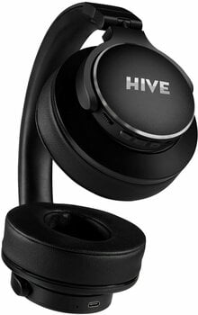 Bezdrátová sluchátka na uši Niceboy Hive 3 Aura ANC Black - 6