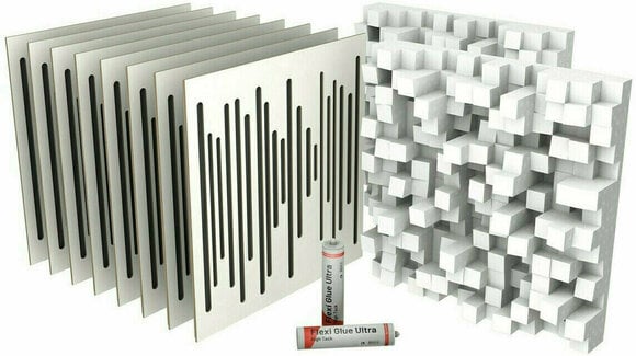 Absorpčný panel drevený Vicoustic VicStudio Matte White - 2