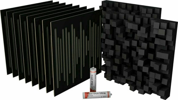 Absorpčný panel drevený Vicoustic VicStudio Black Matte - 2