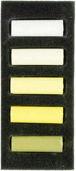 Pastel sec Rembrandt Soft Pastels Coffret de pastels secs Cool Yellows 5 pièces - 4