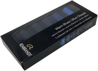 Trockenes Pastell Rembrandt Soft Pastels Trockenpastellset Warm Blues 5 Stck - 1