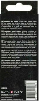 Suchý pastel Rembrandt Soft Pastels Sada suchých pastelů Lush Greens 5 ks - 2