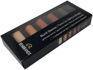 Trockenes Pastell Rembrandt Soft Pastels Trockenpastellset Burnt Sienna 5 Stck - 1