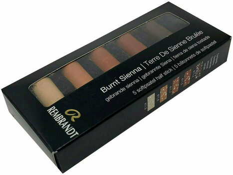 Droge pastel Rembrandt Set droge pastels Burnt Sienna 5 pcs - 2