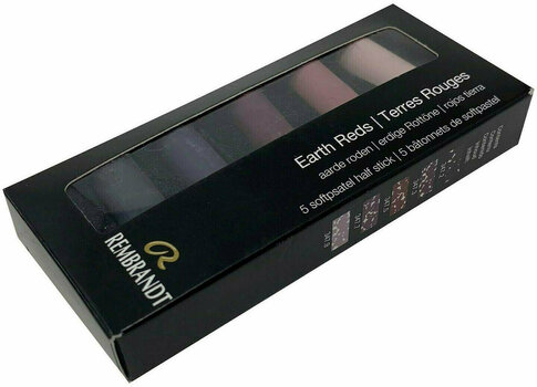 Trockenes Pastell Rembrandt Soft Pastels Trockenpastellset Earth Reds 5 Stück - 2