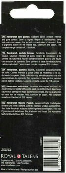 Pastel uscat Rembrandt Soft Pastels Set de pasteluri uscate Light Greys 5 Bucăți - 3