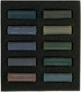 Suvi pastel Rembrandt Soft Pastels Комплет сувих пастела Dark Shades 10 Ком - 4