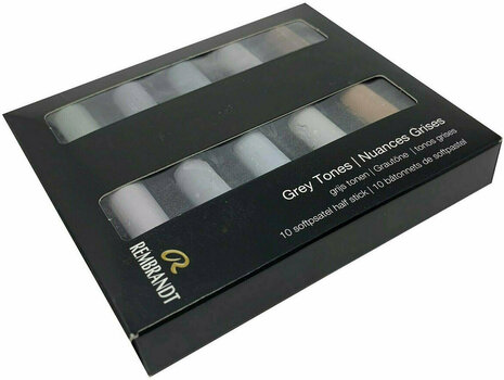 Pastel sec Rembrandt Soft Pastels Coffret de pastels secs Grey Tones 10 pièces - 2