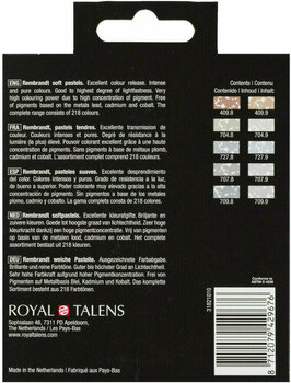 Pastel sec Rembrandt Soft Pastels Coffret de pastels secs Grey Tones 10 pièces - 3