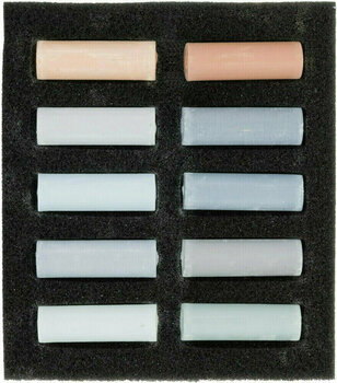 Pastel sec Rembrandt Soft Pastels Coffret de pastels secs Grey Tones 10 pièces - 4
