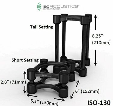 Ständer für Studiomonitore IsoAcoustics ISO-130 Ständer für Studiomonitore - 5