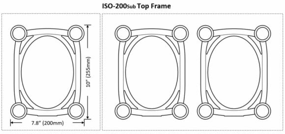 Ständer für Studiomonitore IsoAcoustics ISO-200SUB Ständer für Studiomonitore - 4