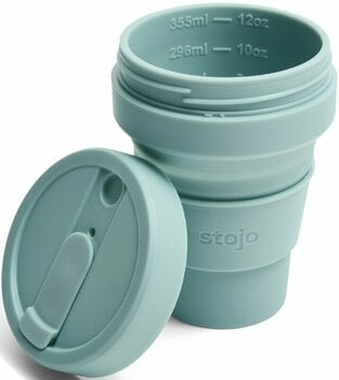 Thermo Mug, Cup Stojo Pocket Aquamarine 355 ml Mug - 4