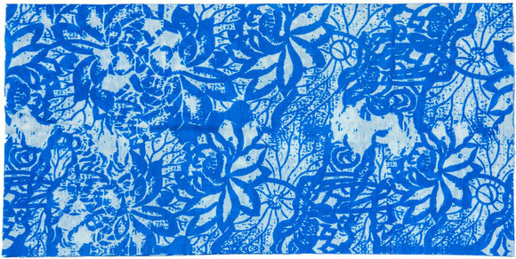 Lauftuch Alma BD263 Blue Flower Lauftuch - 3