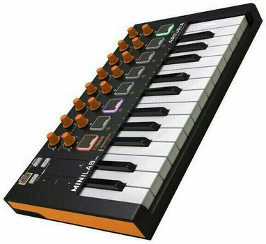 Master Keyboard Arturia MiniLab MKII ORG Orange Master Keyboard - 3