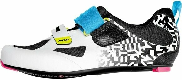 Men's Cycling Shoes Northwave Tribute 2 Carbon Shoes Black-Multicolor 42 Men's Cycling Shoes - 3