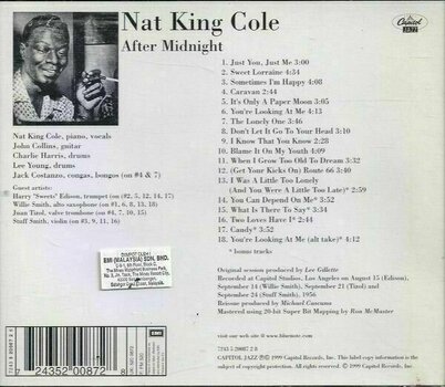 Muzyczne CD Nat King Cole - The Complete After Midnight Session (CD) - 2