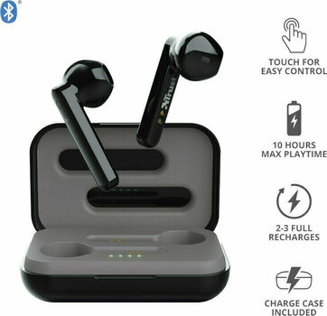 True Wireless In-ear Trust Primo Touch Black - 2