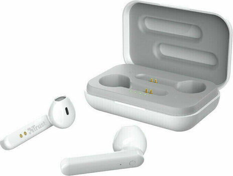 True Wireless In-ear Trust Primo Touch White - 3