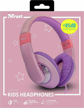 Hörlurar för barn Trust Sonin Kids Pink - 7