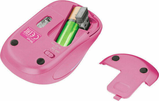 Computer Mouse Trust YVI Fx Pink - 5