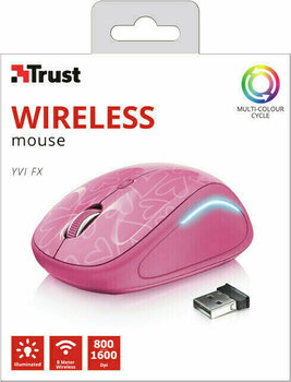 Myš Trust YVI Fx Pink - 6