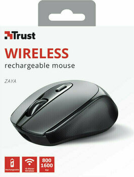 Computer Mouse Trust Zaya Black - 8