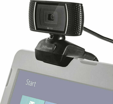 Webcam Trust Trino HD Preto - 3