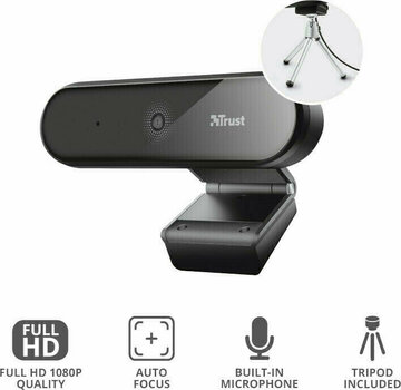 Webcam Trust Tyro Full HD Noir - 2
