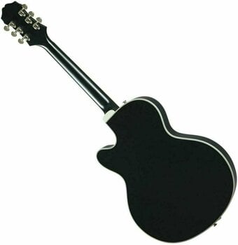Guitare semi-acoustique Epiphone Emperor Swingster Black Aged Gloss - 3