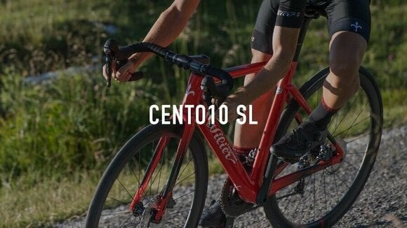 Bicicletta da strada Wilier Cento10 SL Shimano Ultegra Di2 RD-R8050 2x11 Black/Red Matt M Shimano - 10
