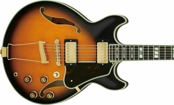 Halvakustisk guitar Ibanez AM2000H-BS Brown Sunburst - 4
