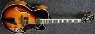 Poolakustiline kitarr Ibanez AF95-BS Brown Sunburst Poolakustiline kitarr - 1