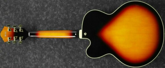 Gitara semi-akustyczna Ibanez AF95-BS Brown Sunburst - 3