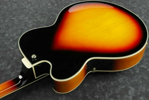 Semiakustická gitara Ibanez AF95-BS Brown Sunburst - 5