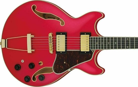 Halbresonanz-Gitarre Ibanez AMH90-CRF Cherry Red - 4