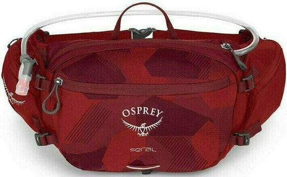 Cycling backpack and accessories Osprey Seral Claret Red Waistbag - 2