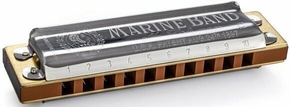 Diatonisk mundharmonika Hohner 125th Anniversary Marine Band C - 2