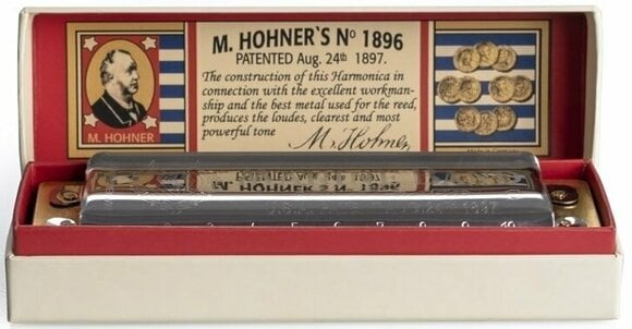Diatonske usne harmonike Hohner 125th Anniversary Marine Band C - 5