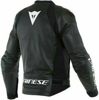 Leather Jacket Dainese Sport Pro Black/White 44 Leather Jacket - 2