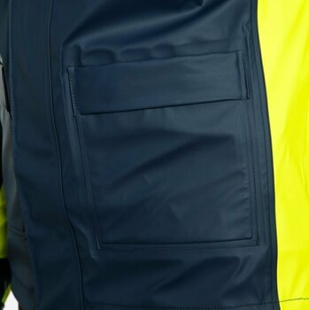 Regnjackor för motorcyklar Dainese Storm 2 Jacket Black Iris/Fluo Yellow S - 4
