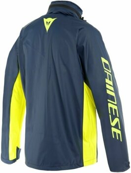 Regenjas voor motorfiets Dainese Storm 2 Jacket Black Iris/Fluo Yellow 2XL Regenjas voor motorfiets - 2